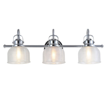 Virginia Metal/Glass LED Vanity Light - JONATHAN Y